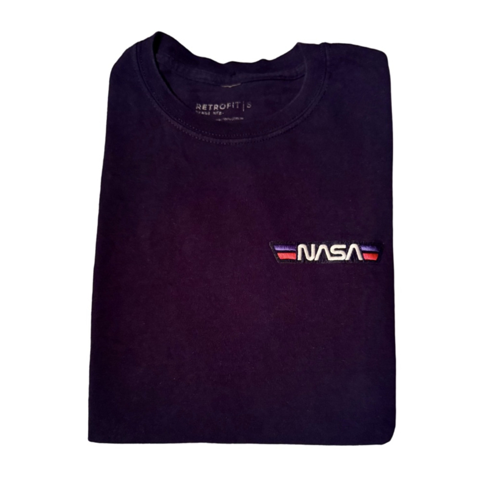 Retrofit Brand Mfg. NASA Navy Blue Tee Shirt size small